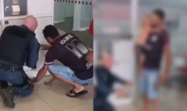 Criança fica presa em guarda-volume de agência bancária e mobiliza PM e Bombeiros em Paranaíba