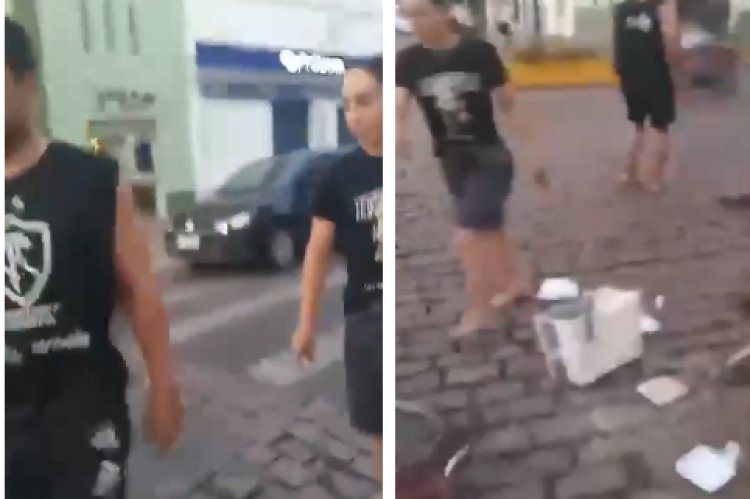 Vídeo mostra discussão entre vereador e vendedor ambulante em Corumbá